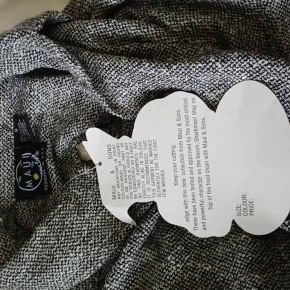 Maui & Sons Black White Twead Shacket - Picture 11 of 11